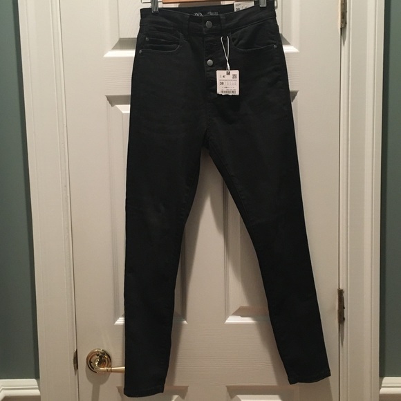 NWT Zara high rise skinny jeans - Picture 3 of 13